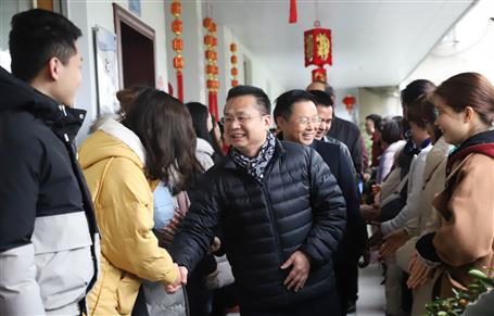 【開工大吉】新年新氣象！公司領導班子向干部職工拜年