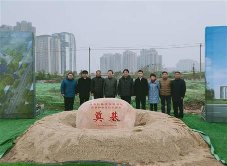 桂鴻分公司承建的一項(xiàng)目舉行開(kāi)工奠基儀式