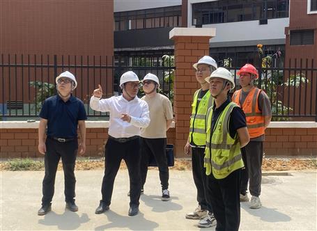 韋克雪到南寧片區多個項目調研指導工作