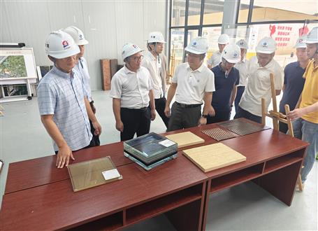 集團公司檢查組到冶建項目開展三季度質量安全綜合大檢查暨勞動競賽項目現場考評